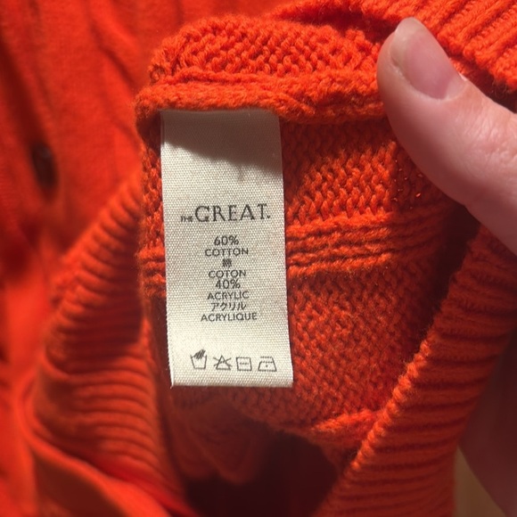 THE GREAT. Cable knit cardigan - Picture 3 of 8